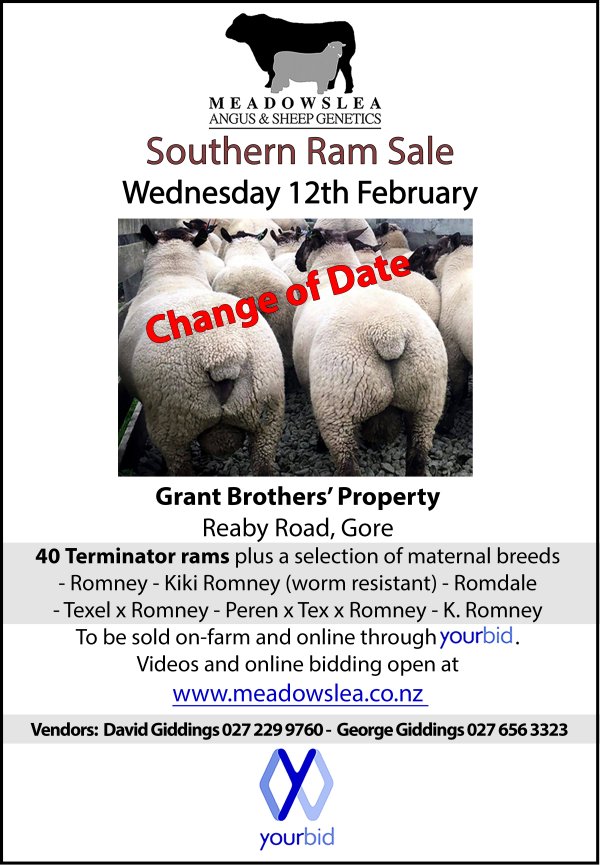 2025 Southern Ram Sale Farming First Southland2